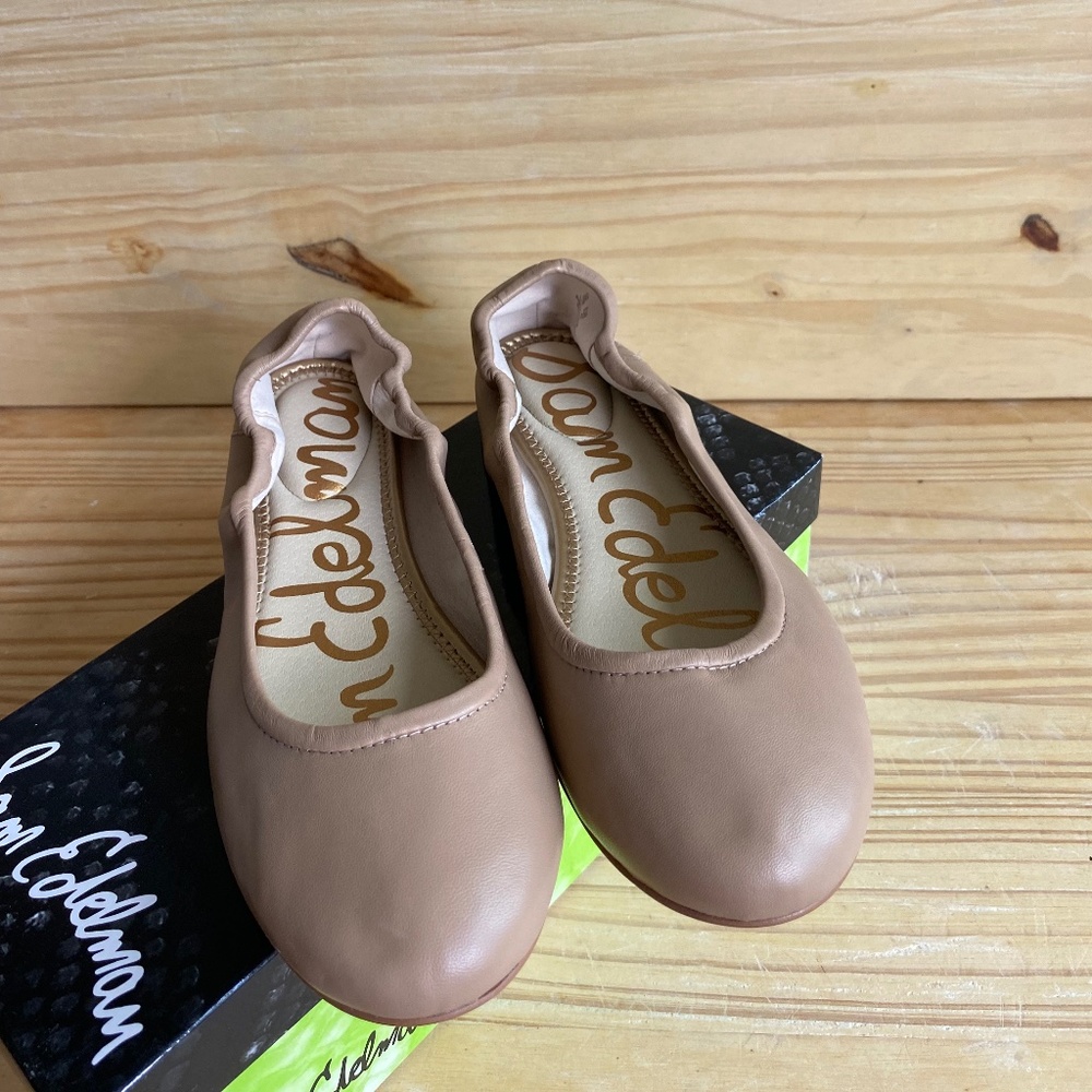 SAM EDELMAN Nude Flats